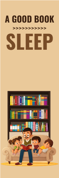 A Good Book Over Sleep Bookmark
