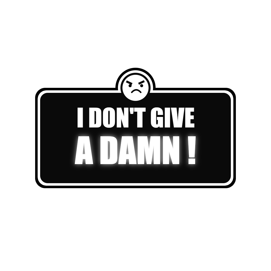 I Dont Give A Damn