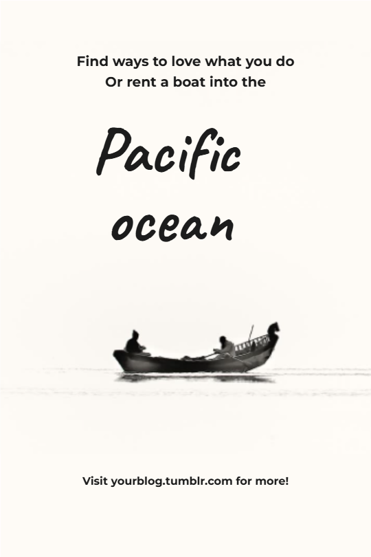 Pacific Ocean — Tumblr Graphic template